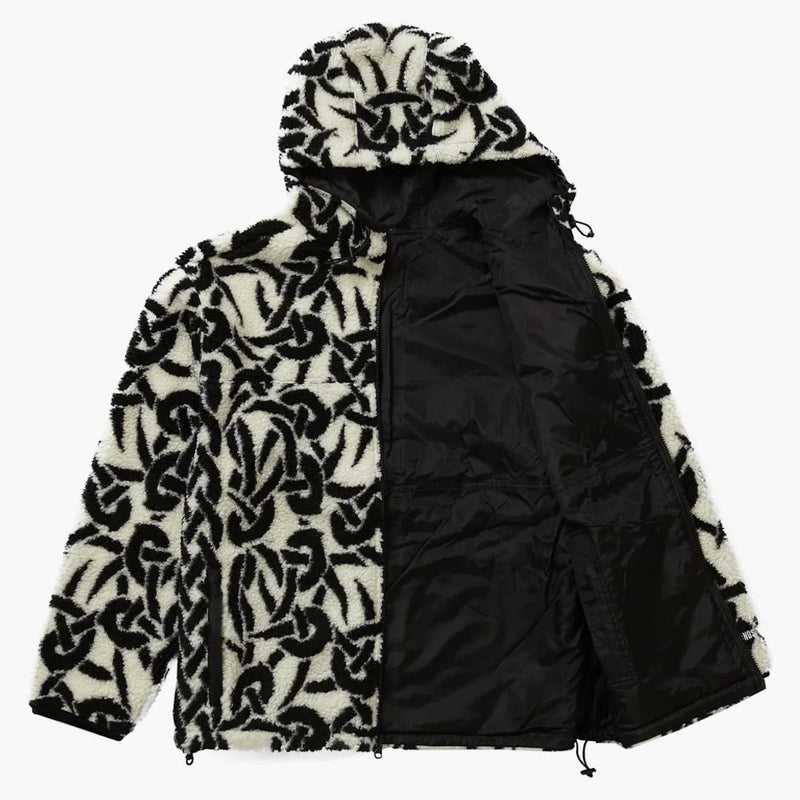 Nejvyšší keltský uzel Reverzibilní Windstopper Fleece Hooded bunda kámen