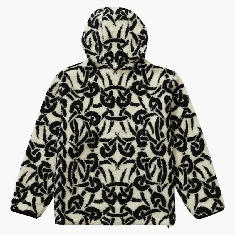 Nejvyšší keltský uzel Reverzibilní Windstopper Fleece Hooded bunda kámen