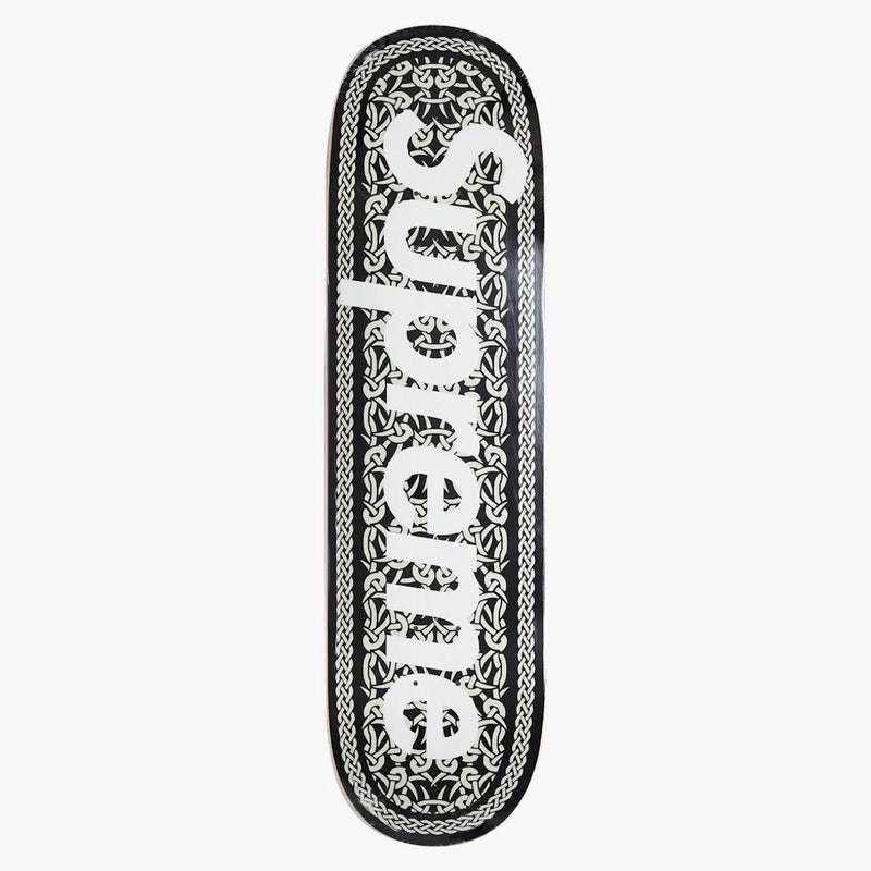 Supreme Celtic Knot Skateboard Deck Black