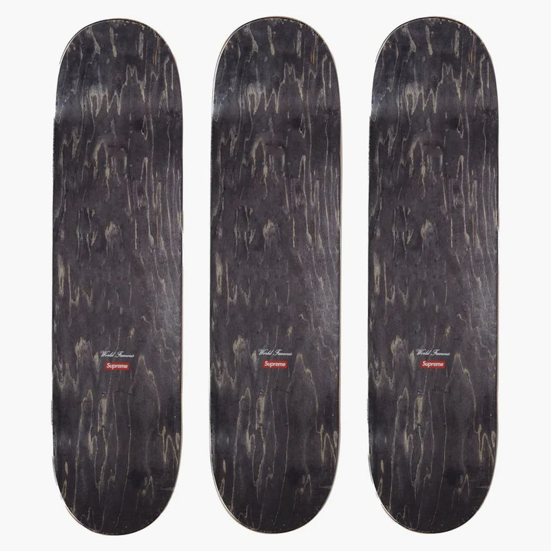 Supreme Celtic Knot Skateboard Deck Set Black/red/blue
