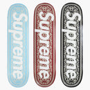 Supreme Celtic Knot Skateboard Deck Set Black/Red/Blue