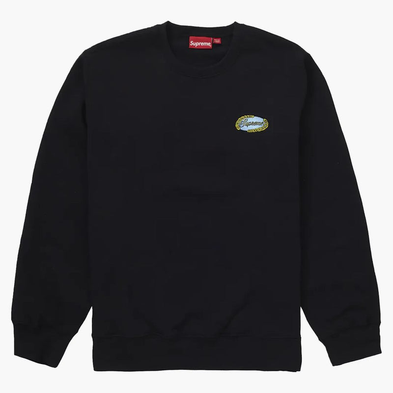 Supreme Chain Logo Crewneck Black