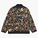 Supreme Chains Quilted Jacket Black