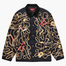 Supreme Chains Quilted Jacket Black