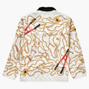 Supreme Chains Quilted Jacket White