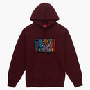 Supreme Chainstitch Hooded Sweatshirt Burgundy