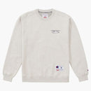 Supreme Champion 3D Metallic Crewneck Ash Gray