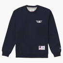 Supreme Champion 3D Metallic Crewneck Navy
