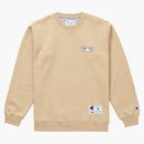 Supreme Champion 3D Metallic Crewneck Tan