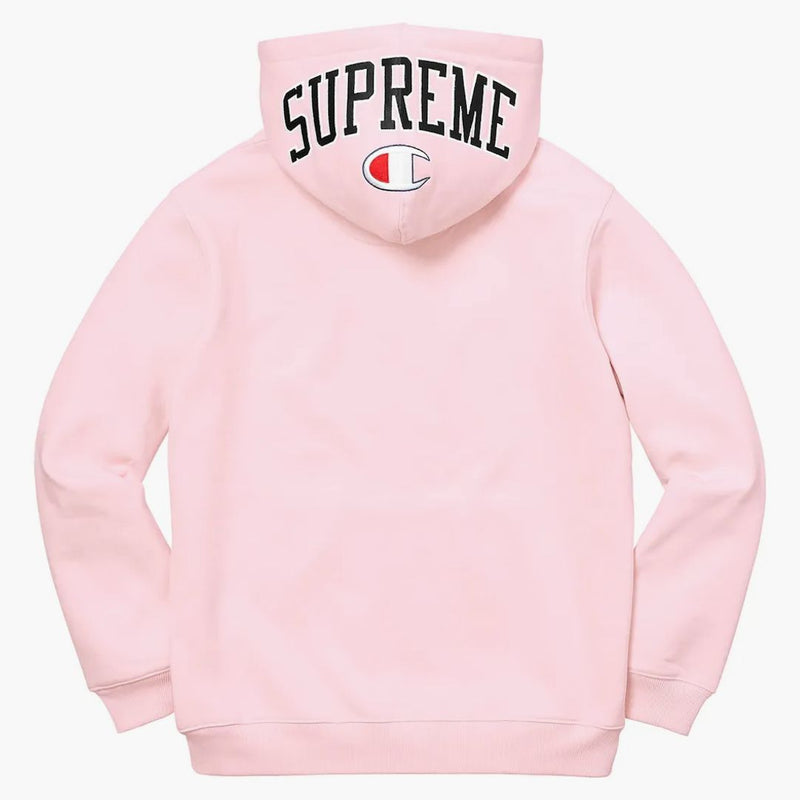 Supreme Champion Arc Logo Zip Up Sweat Light Pink