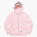 Nejvyšší šampion obloukový logo Zip Up Sweat Light Pink