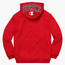 Supreme Champion Arc Logo Zip Up Sweat Red