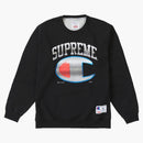 Campeón supremo Chrome Creweck Black