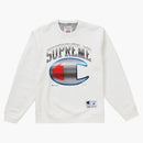 Campeón supremo Chrome Crewneck White