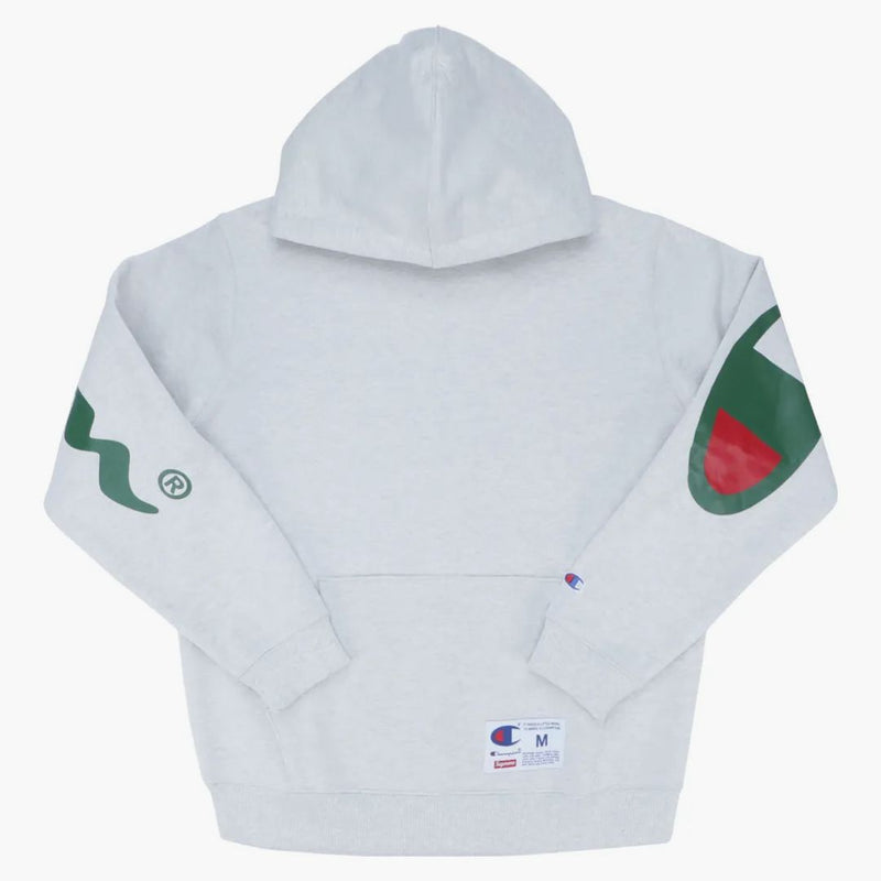 Spaccata campione suprema con cappuccio (SS18) Ash Grey