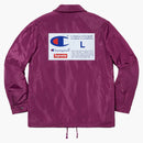 Supreme Champion Label Coaches Jacket Purple