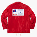 Supreme Champion Label Coaches Jacket Red