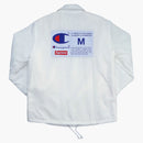 Supreme Champion Label Coaches Jacket White