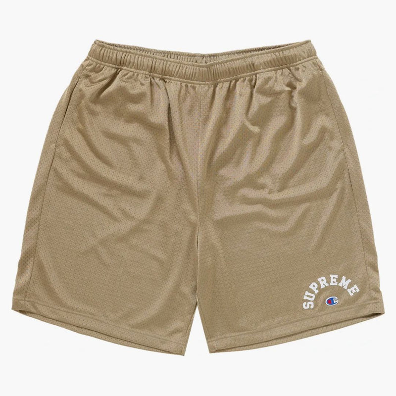 Campeón supremo Mesh Short Tan