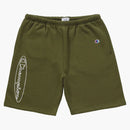 Supreme Champion Outline Sweatshort Dark Olive