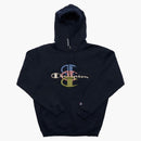 Supreme Champion Stacked C Hooded Sweatshirt Navy