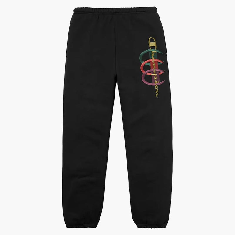 Supreme Champion staplad C Sweatpant Black