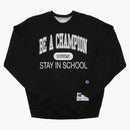 Supreme Champion Stay in School Crewneck Black
