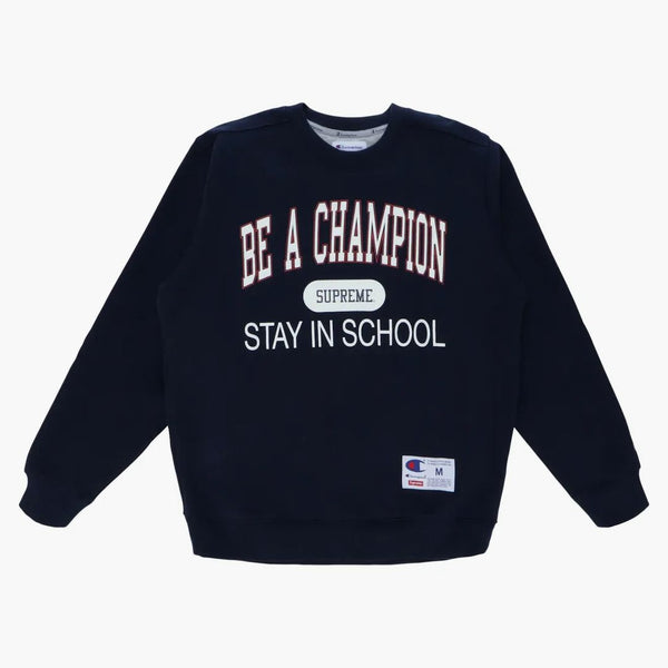 Nejvyšší šampion pobyt ve školním námořnictvu Crewneck