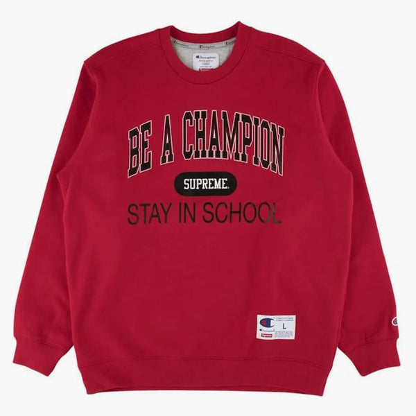 Nejvyšší šampion pobyt ve škole Crewneck Red
