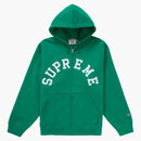 Nejvyšší šampion Zip Up Hooled Mikina zelená