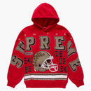 Supreme Champions Studded Hooded Sweatshirt Red