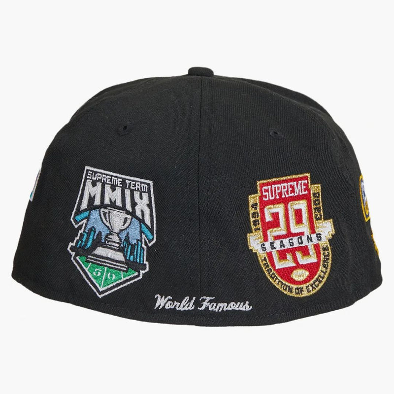 Supreme Championships Box Logo New Era Fitted har svart