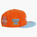 Supreme Championships Box Logo New era Fitted has orange
