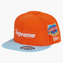 Supreme Championships Box Logo New era Fitted has orange