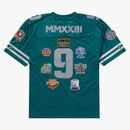 Supreme Championships Embroidered Football Jersey Dark Teal
