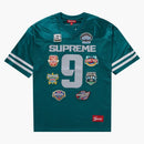 Supreme Championships Embroidered Football Jersey Dark Teal