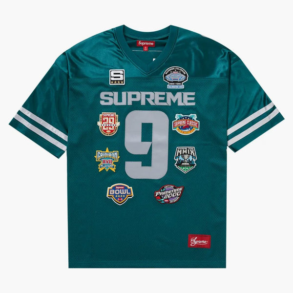 Nejvyšší mistrovství vyšívané fotbalové dresy Dark Teal
