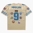 Supreme Championships Embroidered Football Jersey Gold