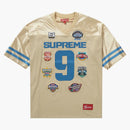 Supreme Championships Embroidered Football Jersey Gold