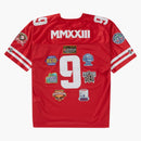 Nejvyšší mistrovství vyšívané fotbalové dres červené