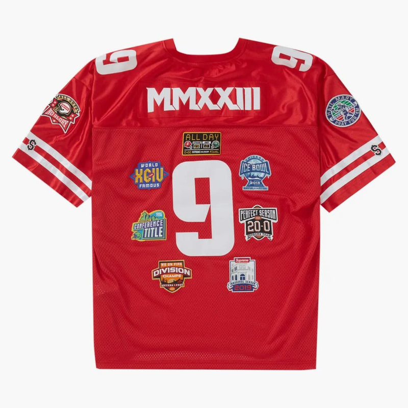 Supreme Championships broderade fotbollströja Red