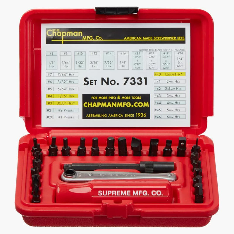 Supreme Chapman Screwriver Set Red