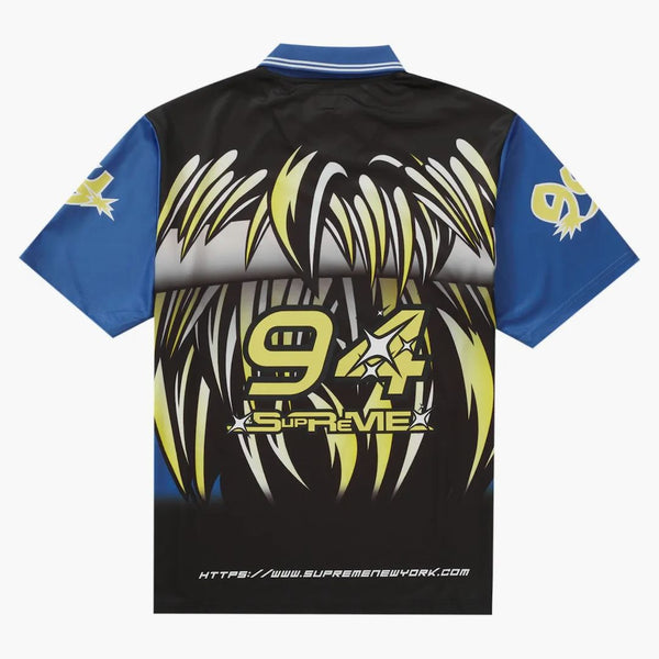 Nejvyšší postava fotbalový dres modrá