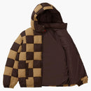 Supreme Checkerboard Puffy Jacket Tan
