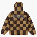 Supreme Checkerboard Puffy Jacket Tan