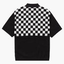 Supreme Checkerboard ZIP Polo Black