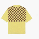 Supreme Checkerboard Zip Polo Yellow