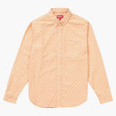 Supreme Checkered Denim Shirt Peach
