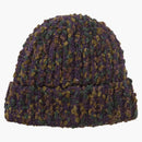 Supreme chenille beanie dark purple