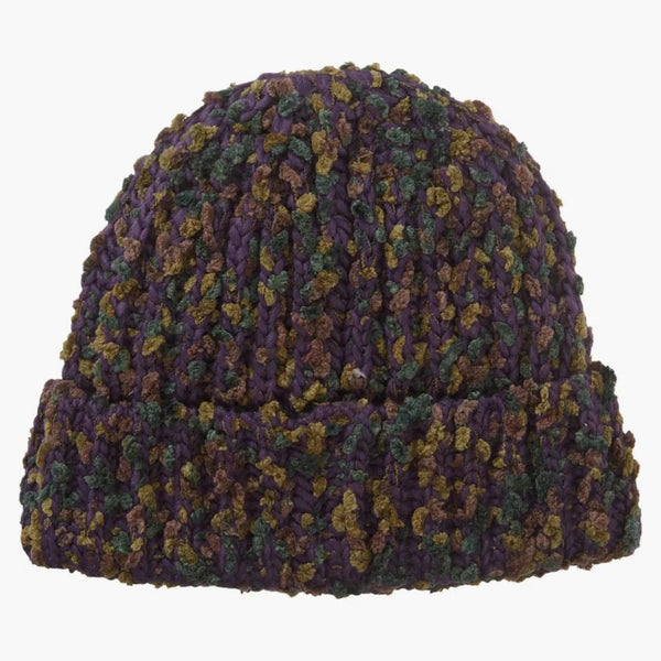 Nejvyšší chenille beanie tmavě fialová